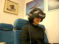درمان ترس از پرواز با واقعیت مجازی