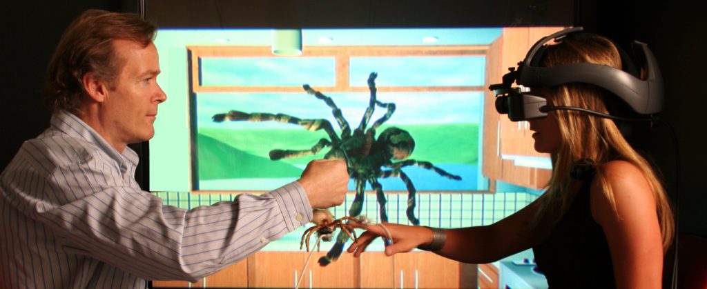 غلبه بر ترس از عنکبوت با VR