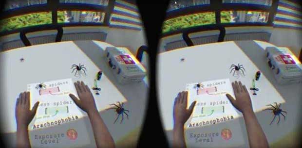 درمان ترس از عنکبوت با واقعیت مجازی